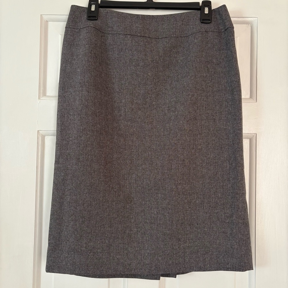 Evan Picone Gray Pencil Skirt